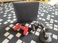 Ps4 + 2 pady + zasilacz + EAFC 24 lub GTA 5