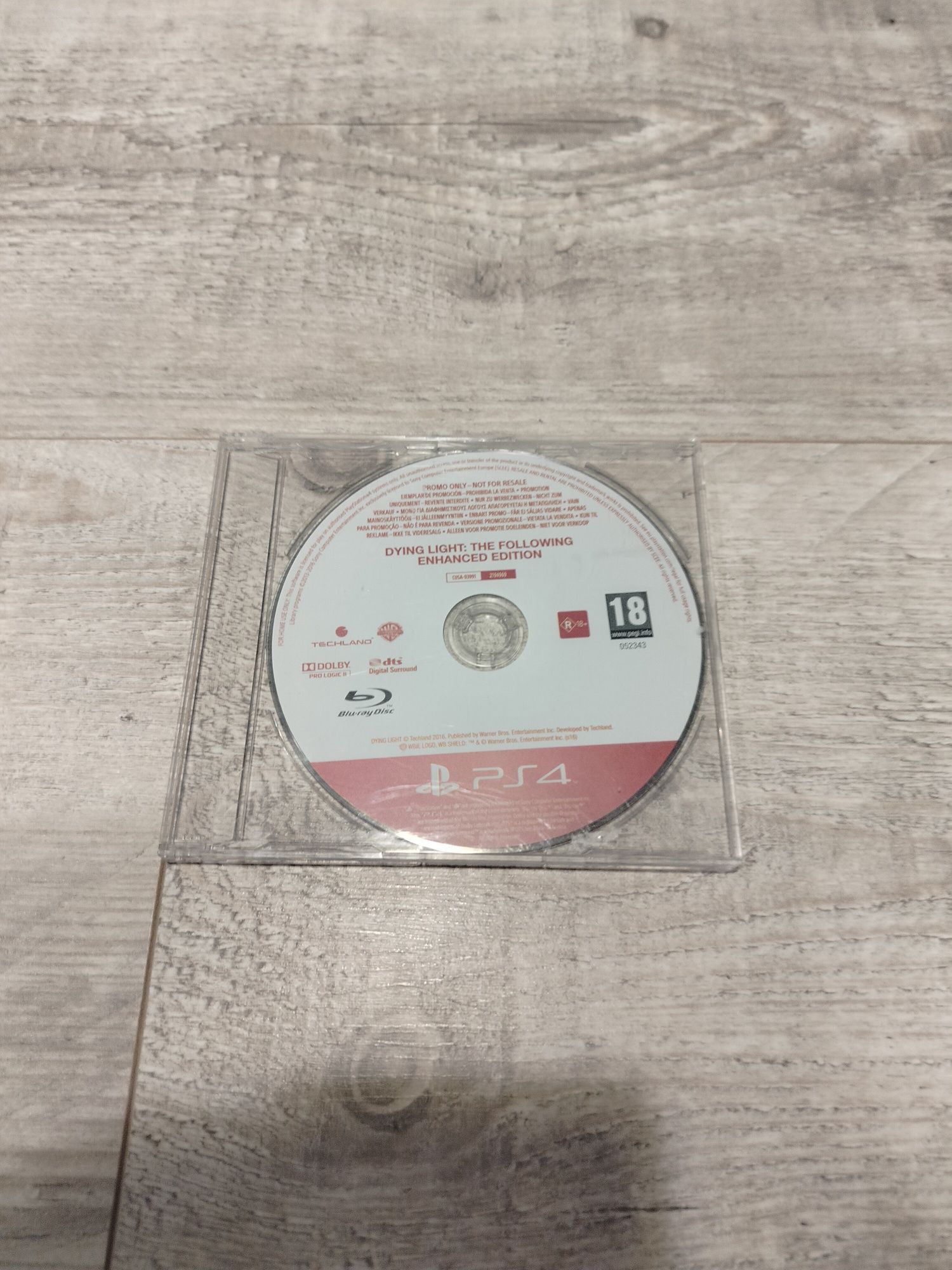 Gra dying light enhanced edition promo copy PS4
