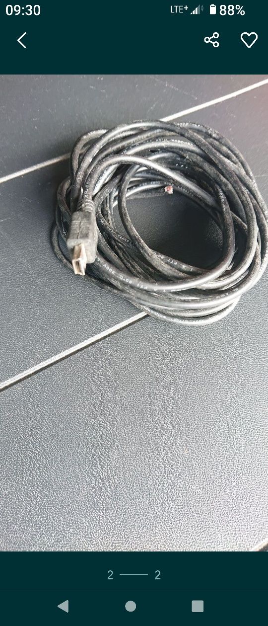 Przewód Kabel USB Ładowarka