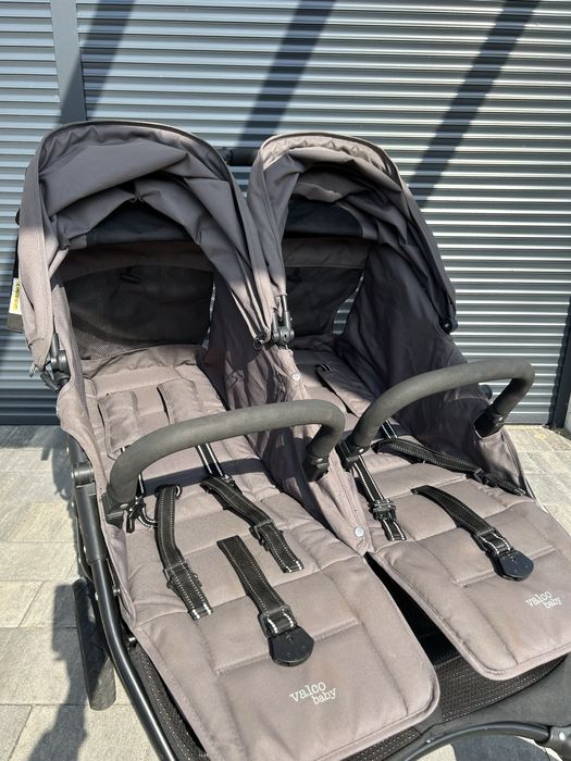 wózek bliźniaczy Valco Snap Duo | szary (dove grey)