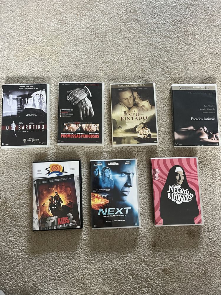 lote de dvds filmes
