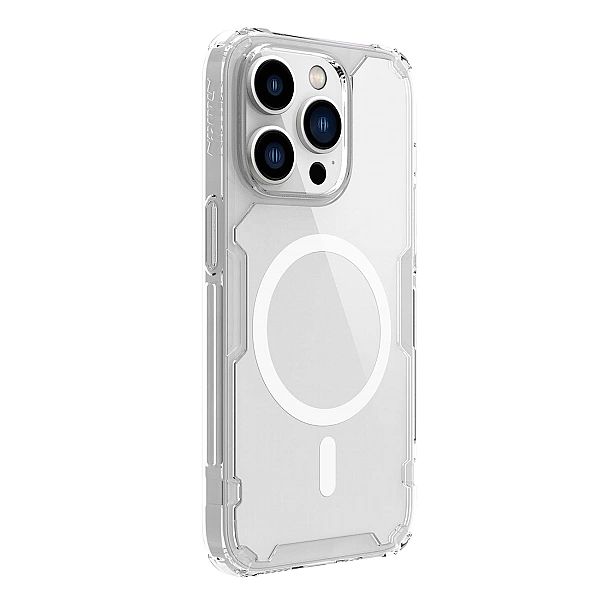 Pancerne etui z MagSafe Nillkin Nature Pro do iPhone 15 Pro Max - biał