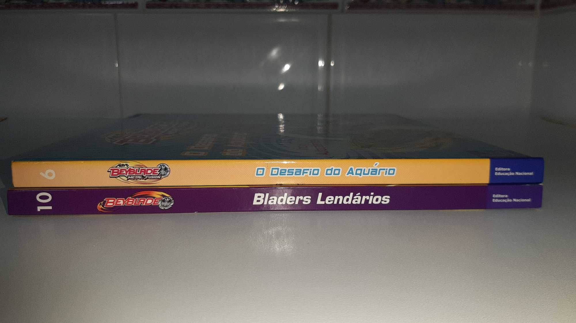 Livros - Beyblade Metal Saga (Volumes 6 e 10)