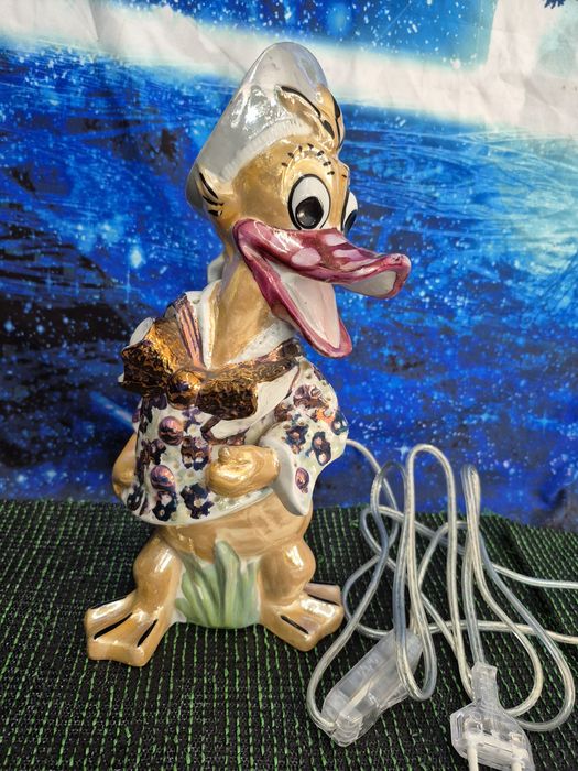 Seatyt Katowice Kaczor Donald lampka porcelanowa