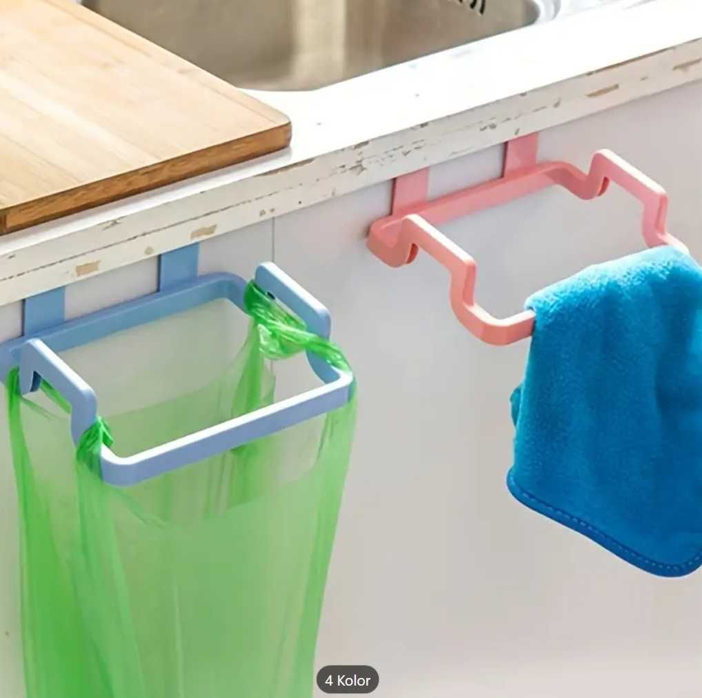 UCHWYT NA SZAFKĘ kuchenną na worek na śmieci ścierki ORGANIZER