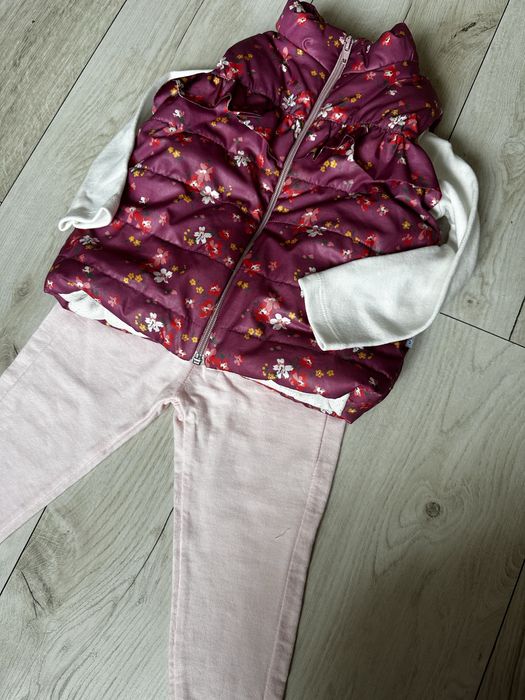 Костюмчик на дівчинку, жилет, кофта, лосини, штани, жилетка