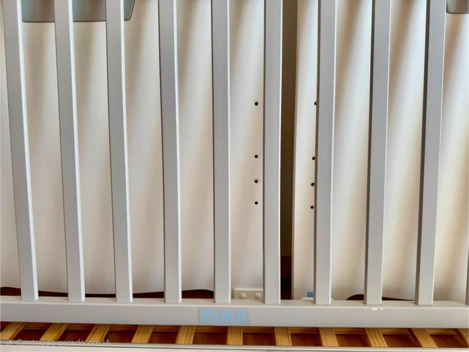 Berço zippy com colchão