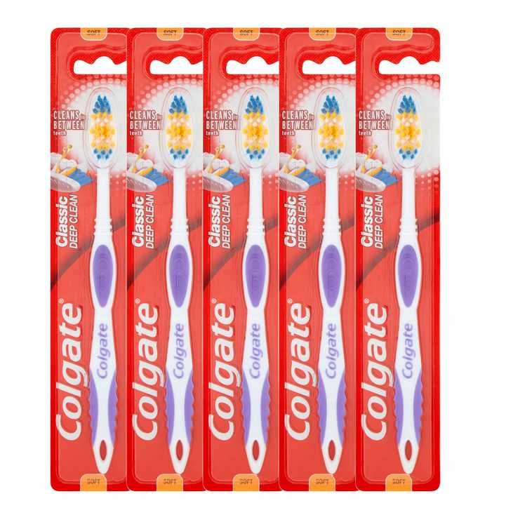 5× Szczoteczka do zębów Colgate Classic Deep Clean