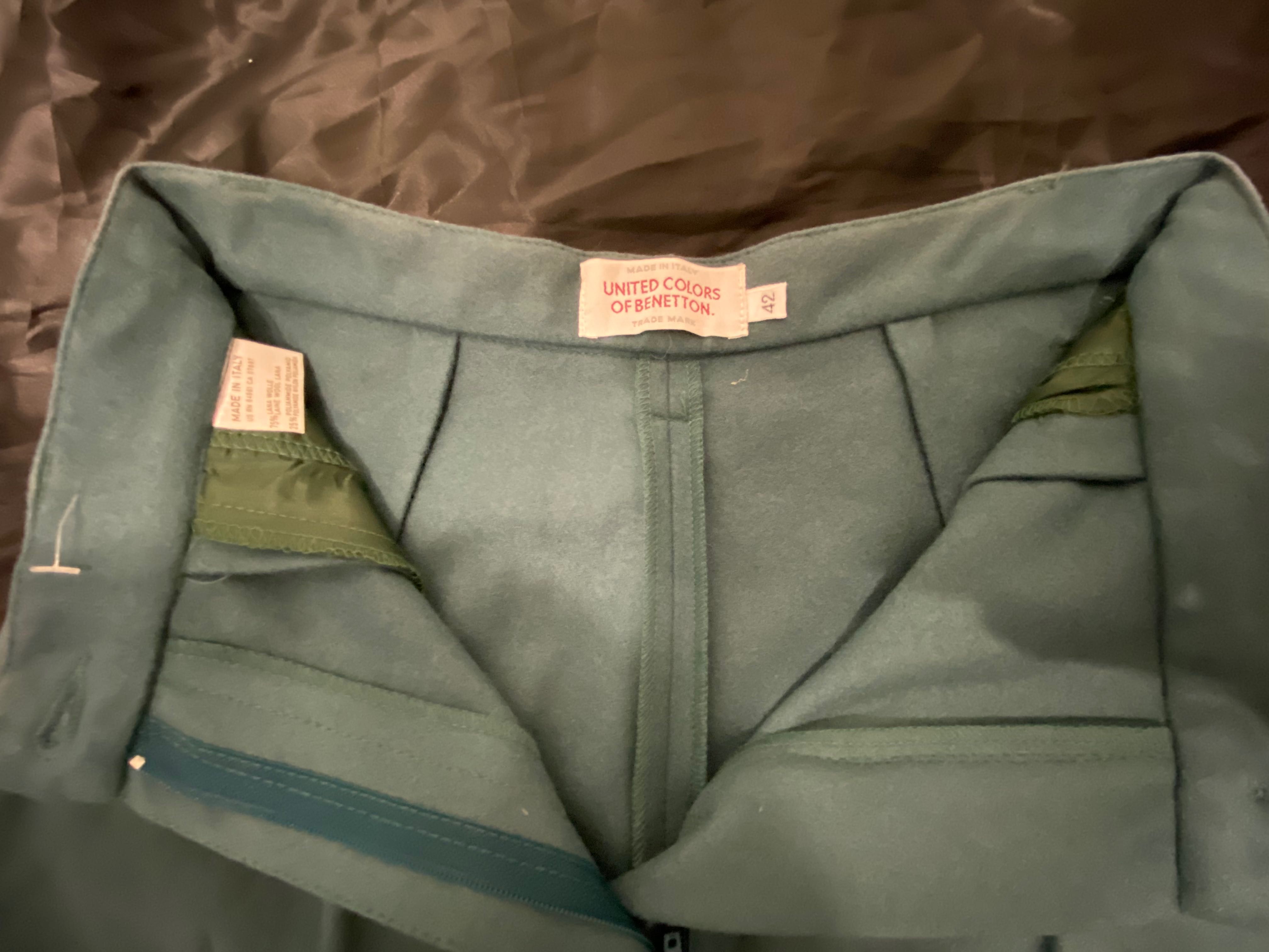 szorty damskie united colors of benetton 75% wełna 25% poliamid