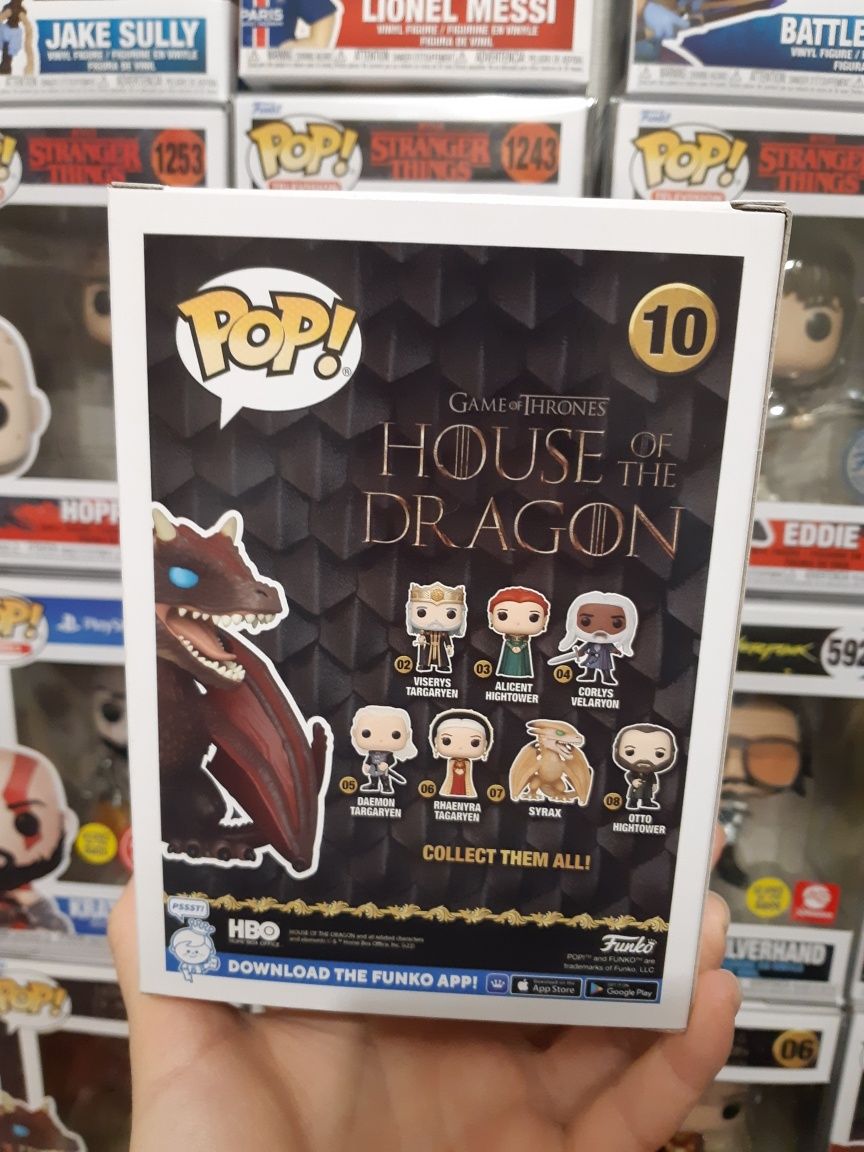 Funko Pop House of the dragon 10 Caraxes Фанко Дом дракона Караксес