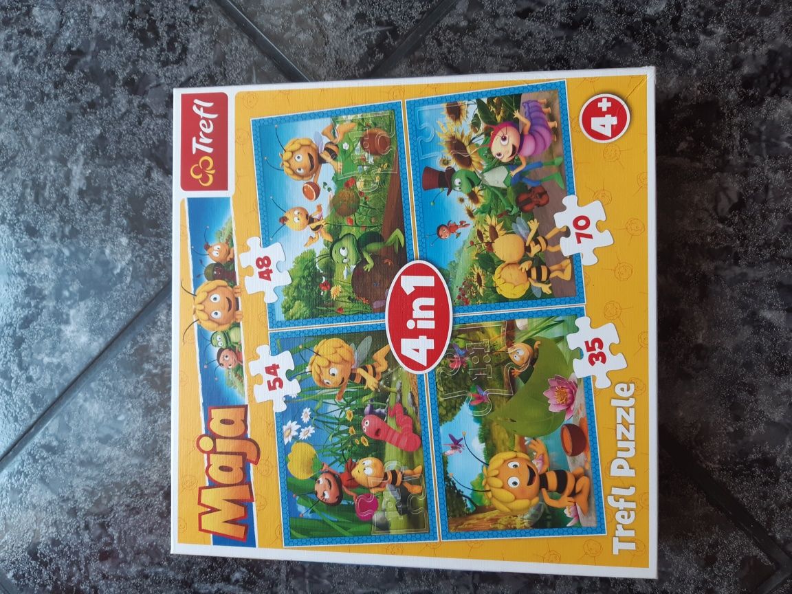 Puzzle Trefk 4 in 1 pszczółka Maja