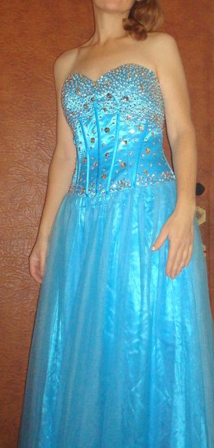 Шикарное вечернее платье выпускной/торжество,косплей Золушка