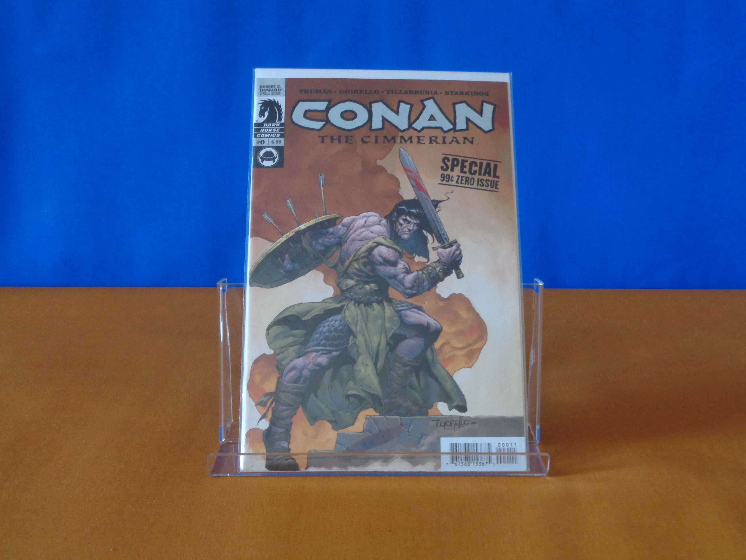 "Conan The Cimmerian". Número 0! Dark Horse, 2008. Estado Muito Bom.