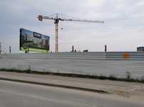 konstrukcja reklamy dwustronnej 4x2m