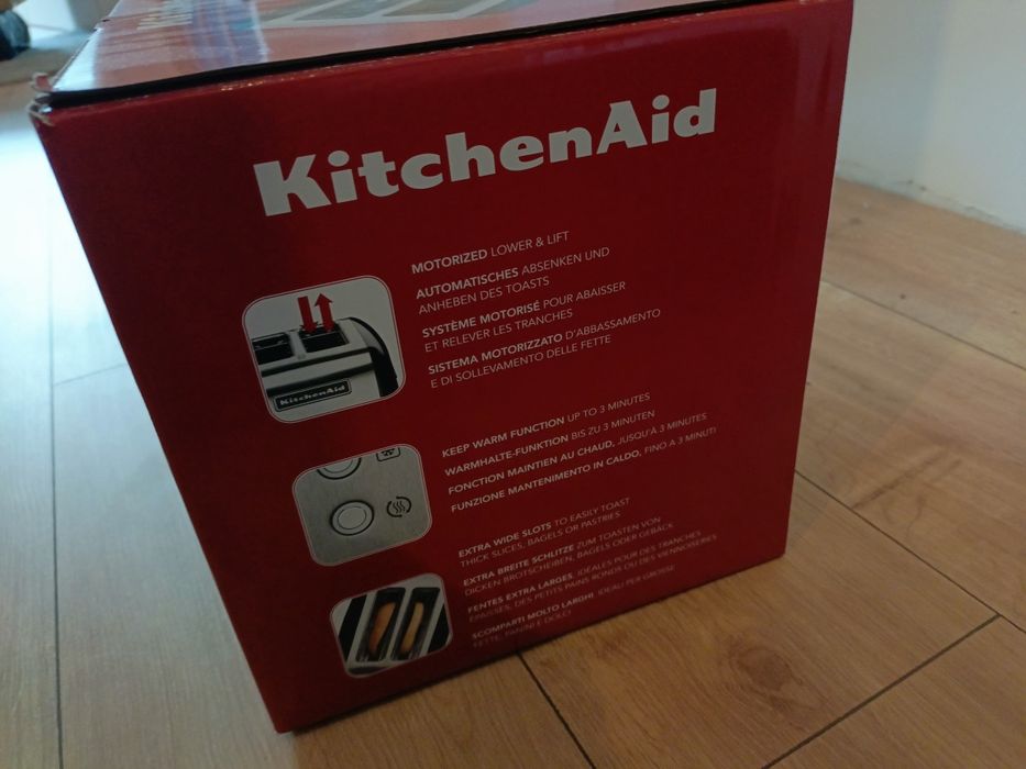 Nowy Toster opiekacz KichenAid czerwony