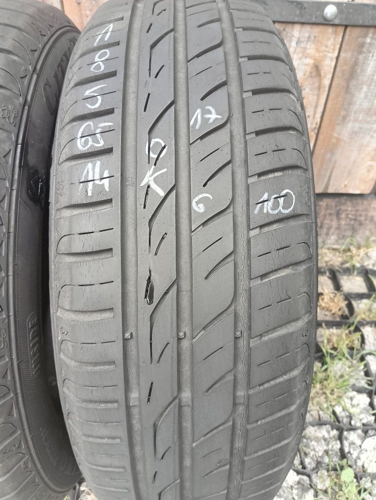 Sprzedam opony letnie używane 185/65/14 Viking
