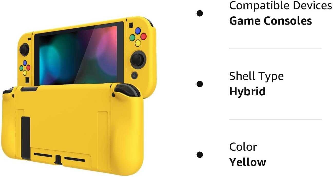 Etui Ochronne na Konsolę do Switch PLAYVITAL ŻÓŁTY YELLOW