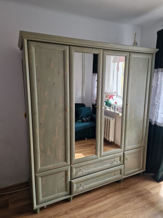 Zestaw glamour szafa Komoda łóżko transport