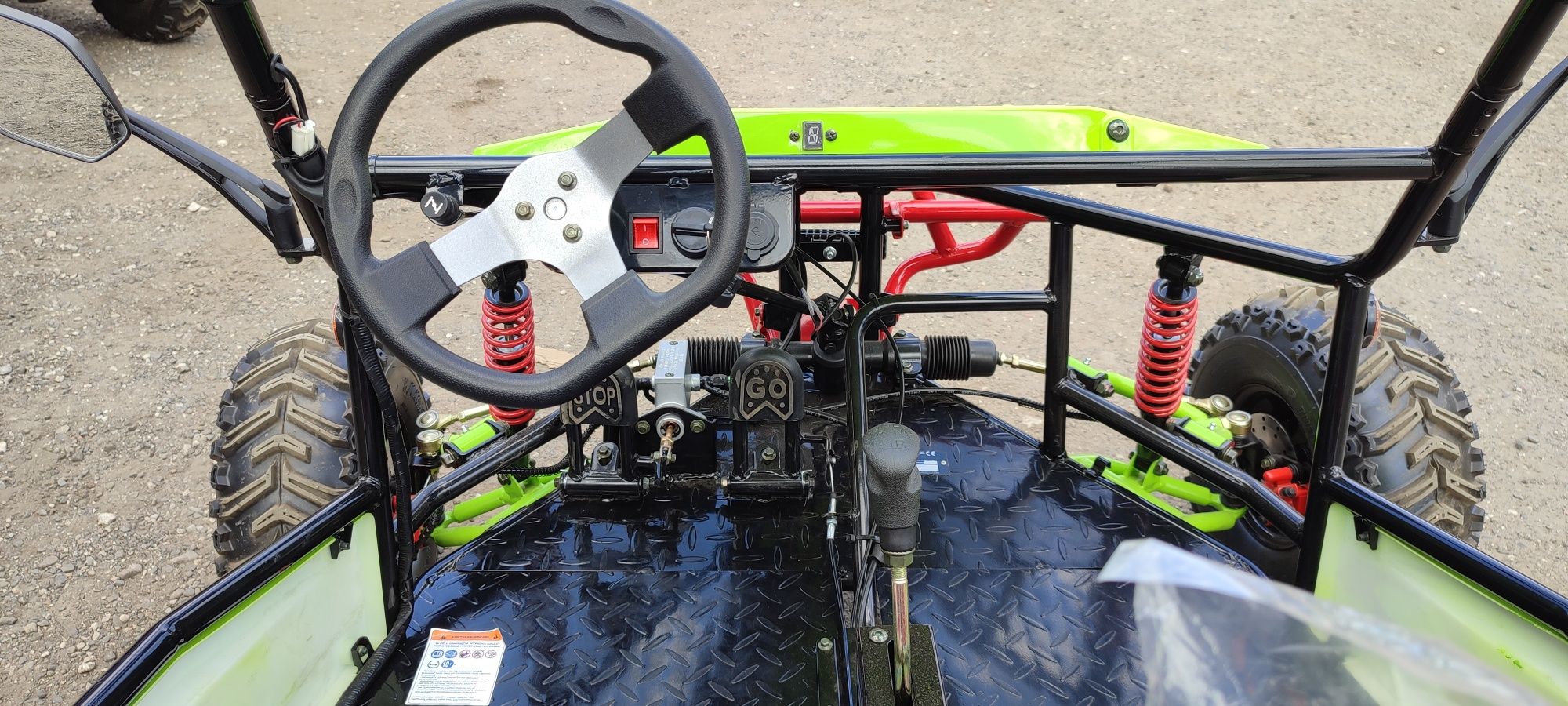 Buggy 125cc ASIX duży pasy RATY Quad atv Junior mocny Kayo Mrf 2osobow