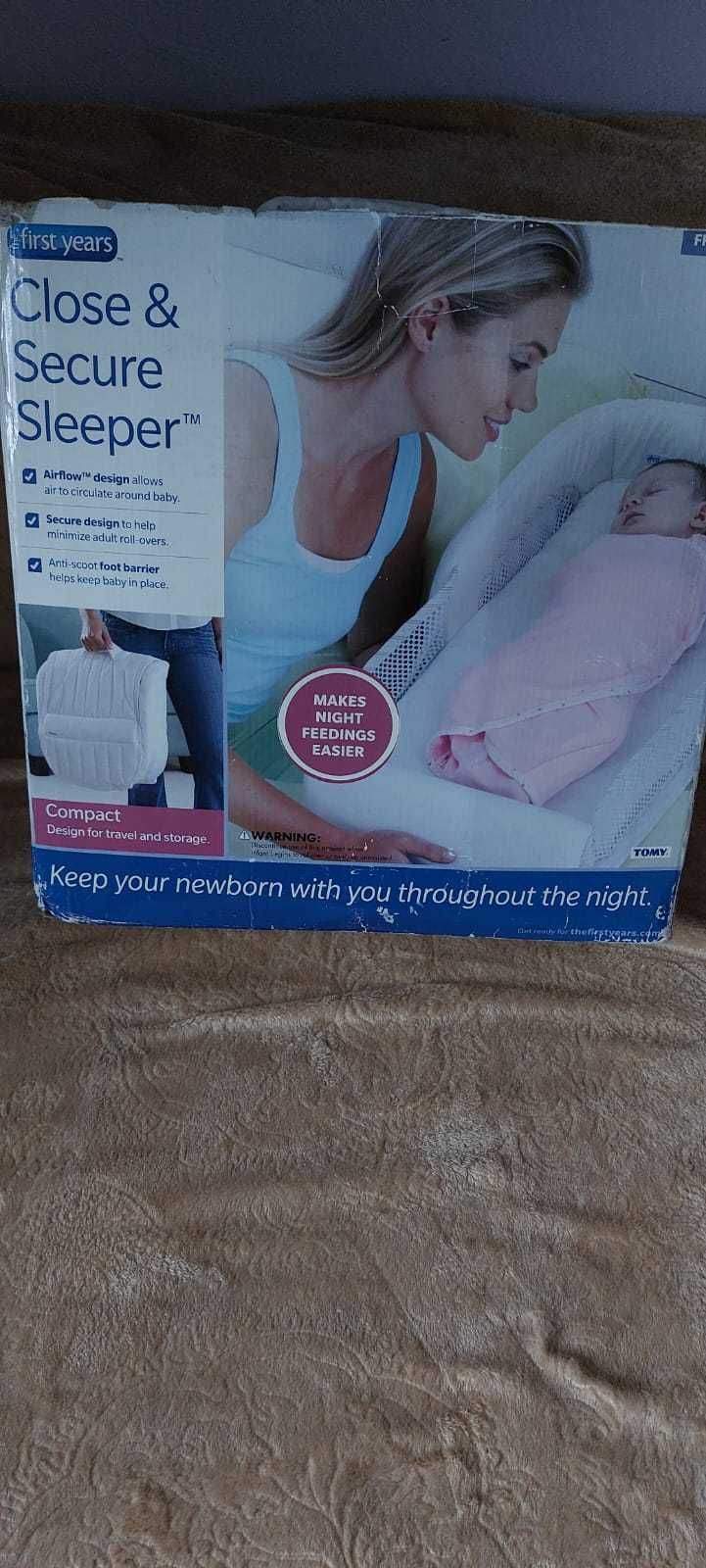 Дитячий кокон ліжко close secure sleep first years