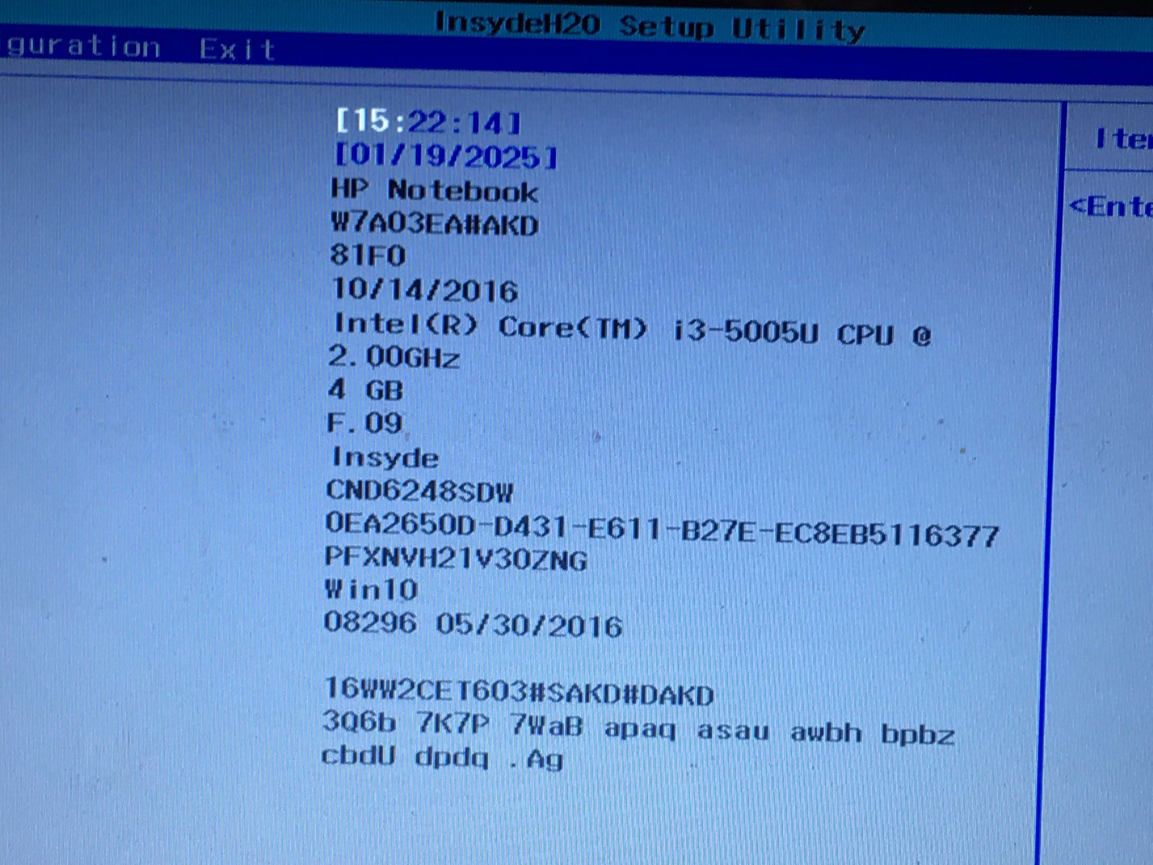 Notebook hp i3 na części lub naprawy
