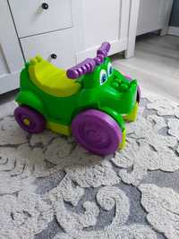 Jeździk, zbieracz klocków mega block fisher price