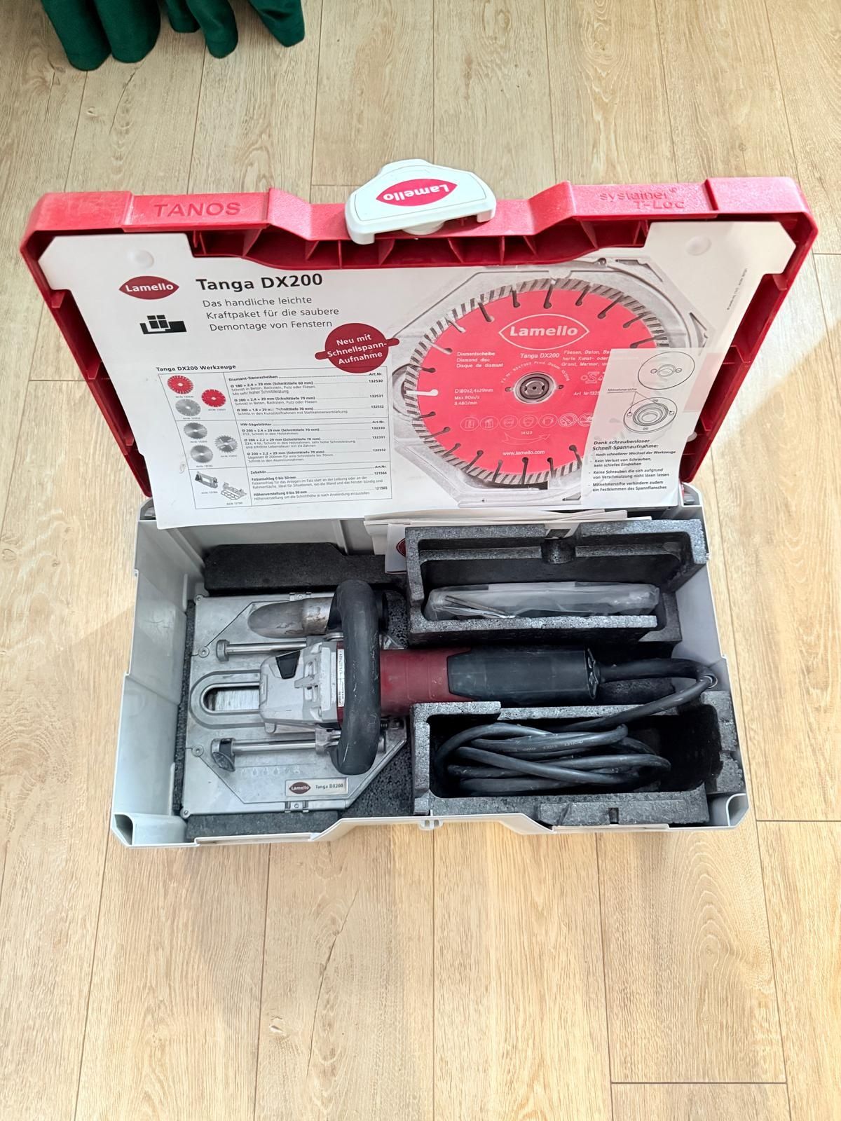 Lamello TANGA DX200 wycinarka do okien frezarka