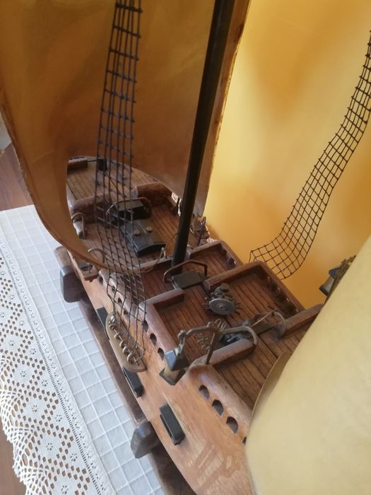 Bardzo stary Galeon Santa Maria duży ciężki