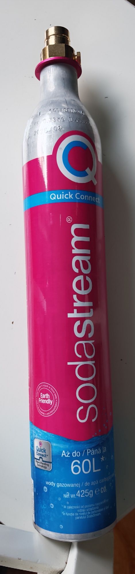 Pusty nabój CO2 sodastream różowy