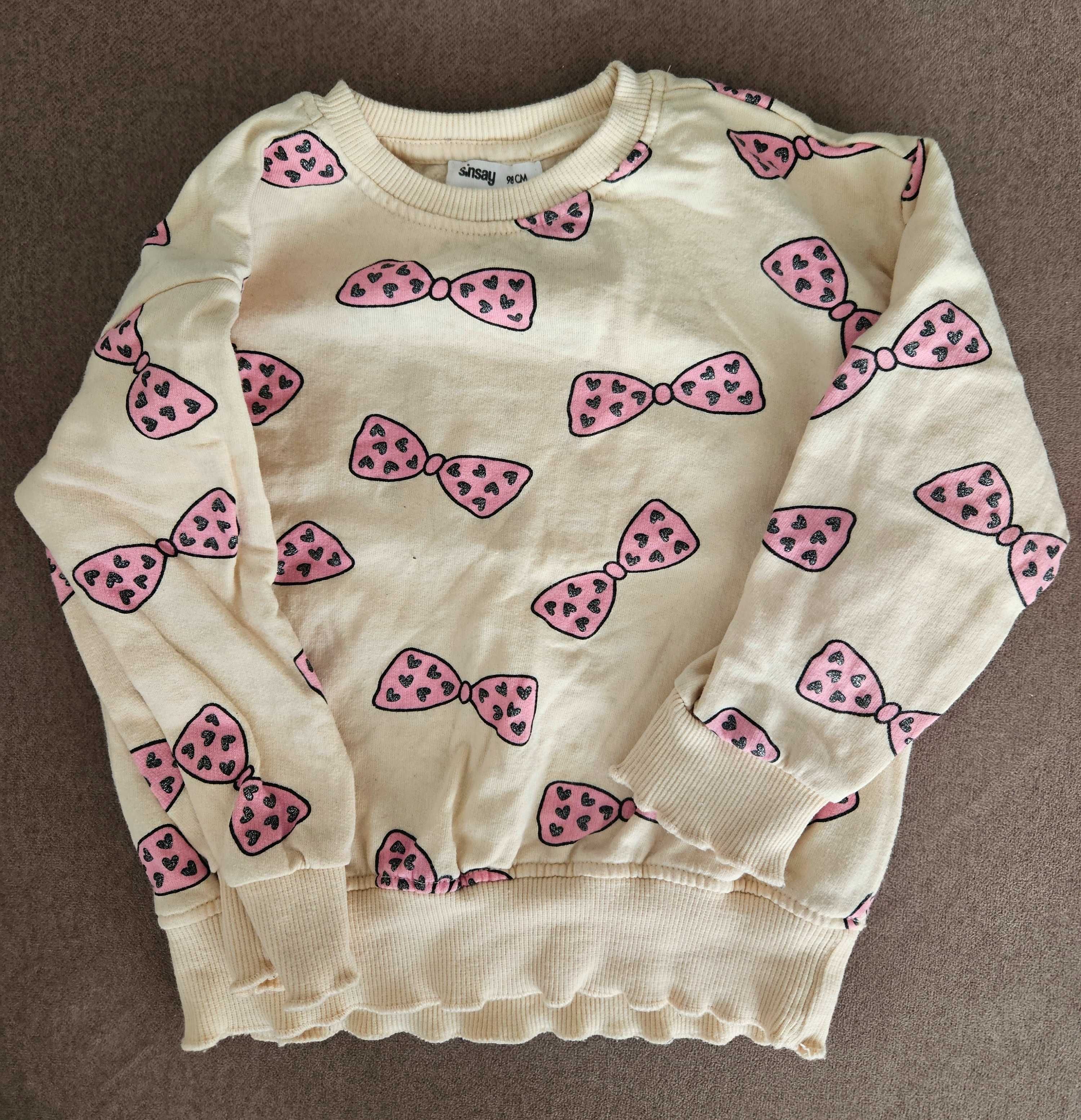 Bluza i polar dziewczęcy, rozm. 98, Sinsay, Smyk