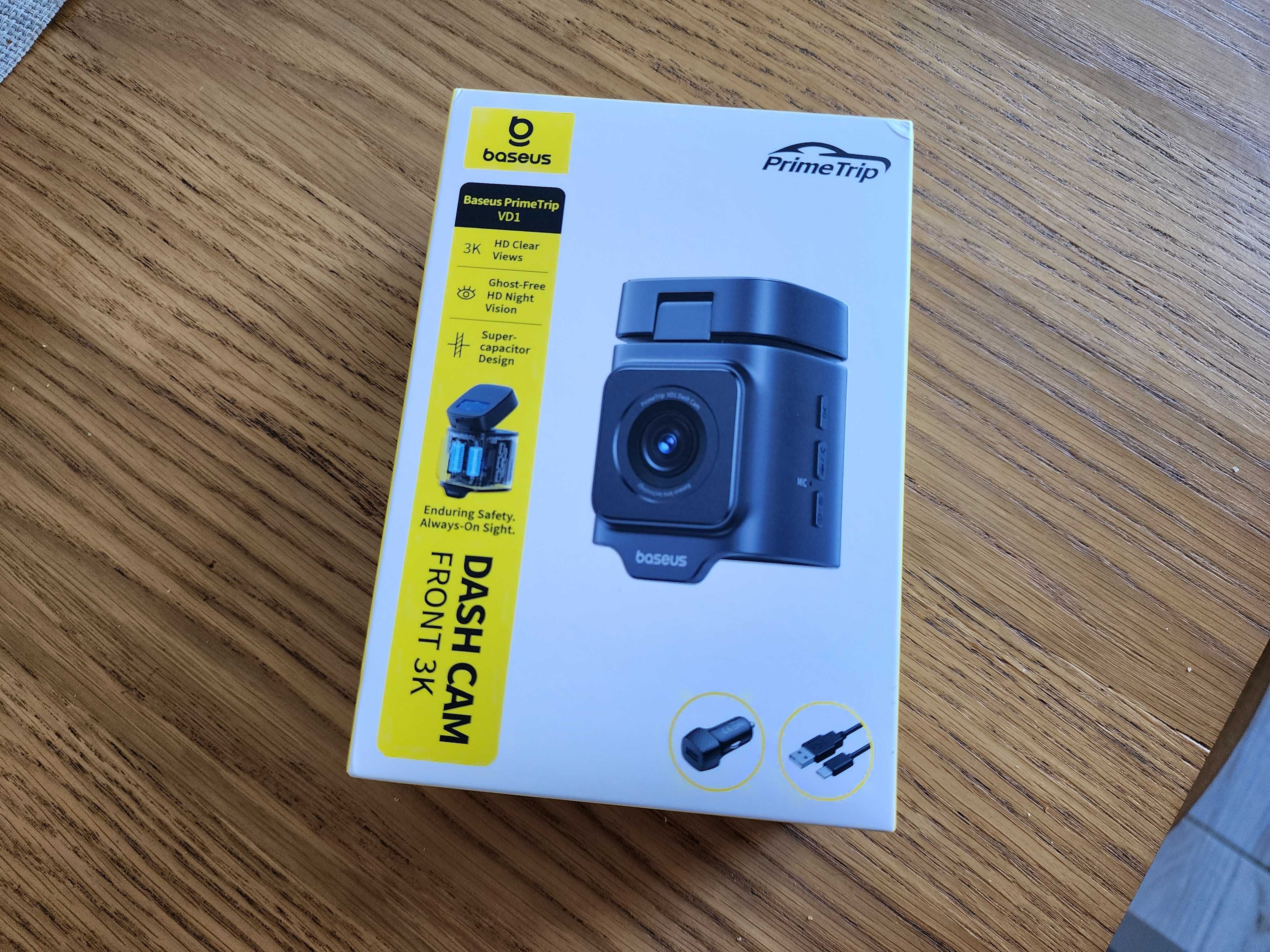 Відеореєстратор 2025 Baseus 3K Dash Cam VD1 Built-in GPS Galileo NEW