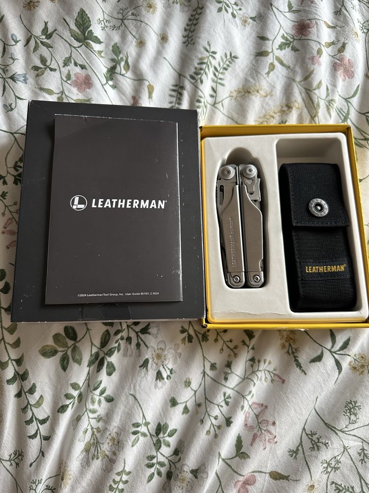 Multitool leatherman surge silver nowy