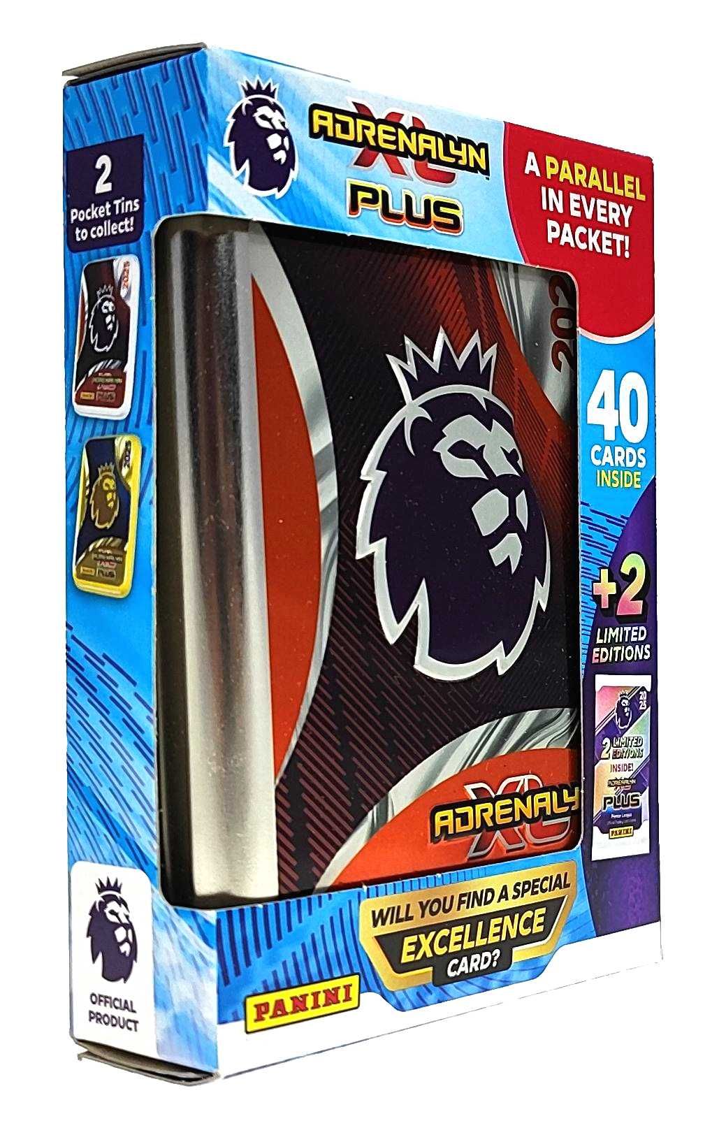 Mini puszka kolekcjonera Panini Premier League 2025 Adrenalyn XL plus