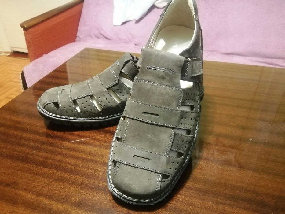 Мужские летние кожаные туфли Mida