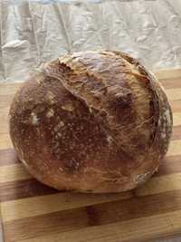 Хліб на заквасці, французька булка, цільнозерновий