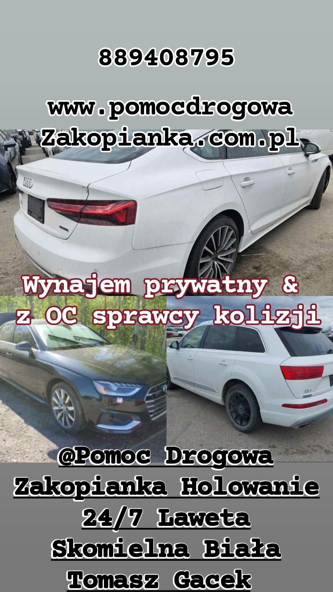 Wypożyczalnia samochodów wynajem aut zastępczych z OC sprawcy Darmowe