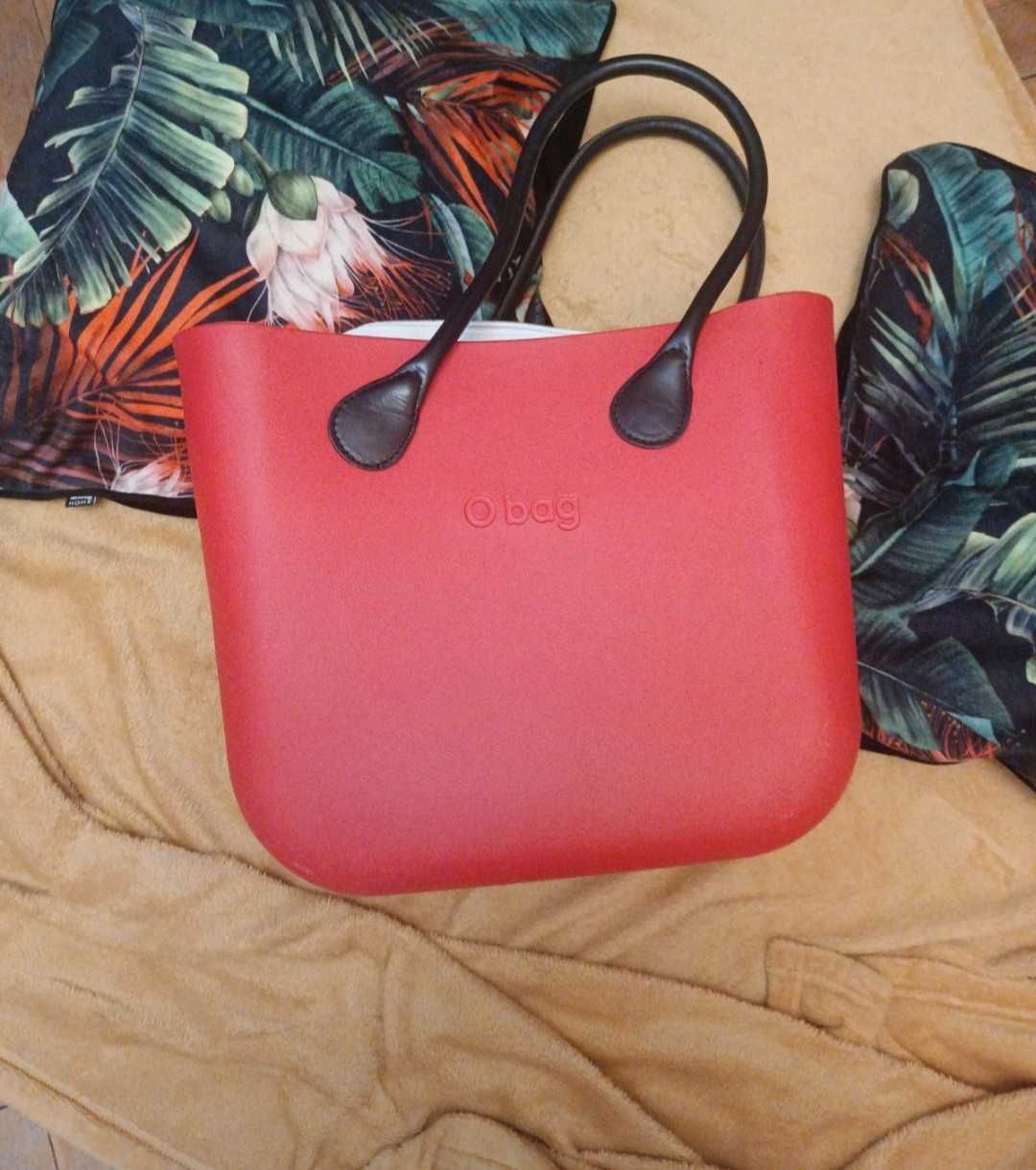 Torebka shopperka O bag czerwona