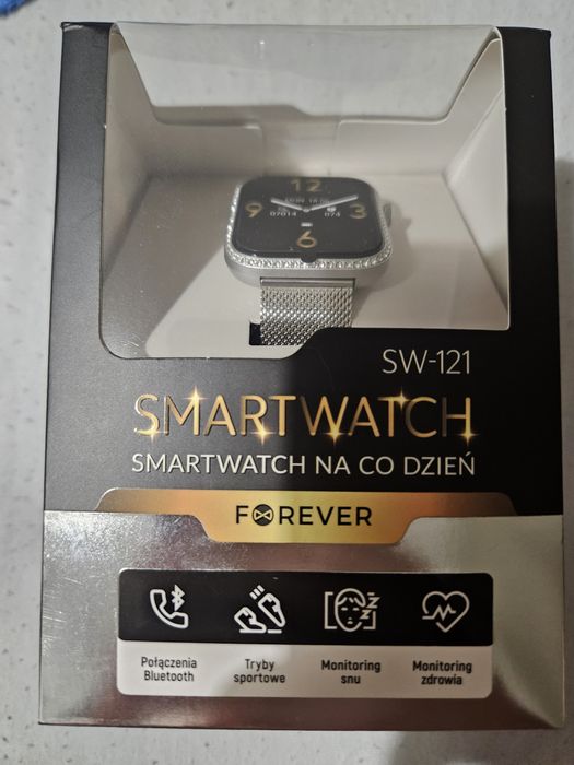 Smartwatch SW-121 Forever Srebrny