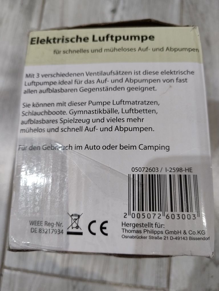 Pompka elektryczna 12 Volt nowa