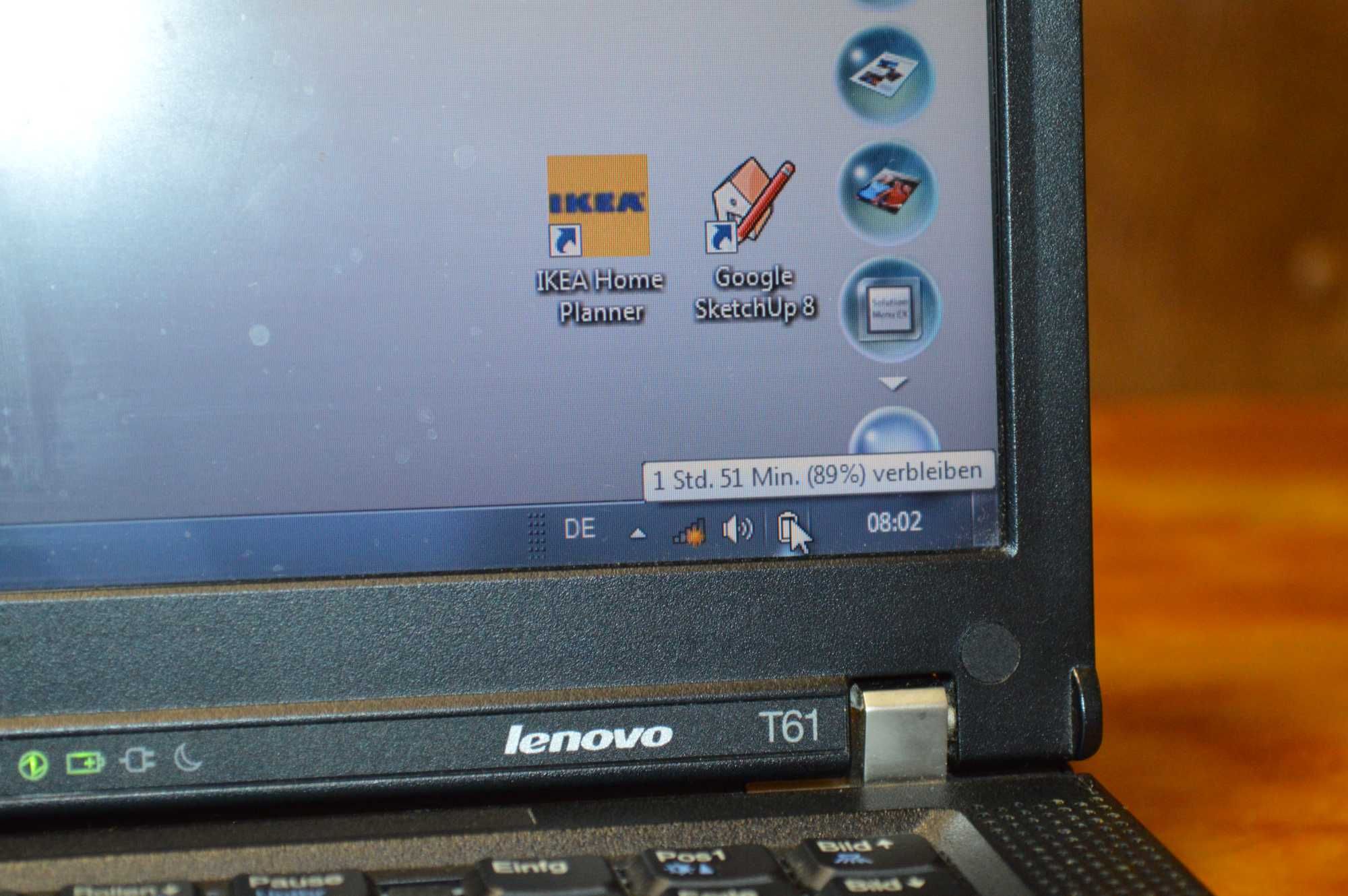 Ноутбук Lenovo T61, 7659