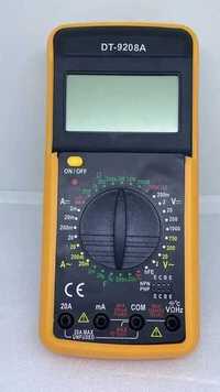 DT9208A Цифровой мультиметр з термопарой (струм до 20A) | тестер