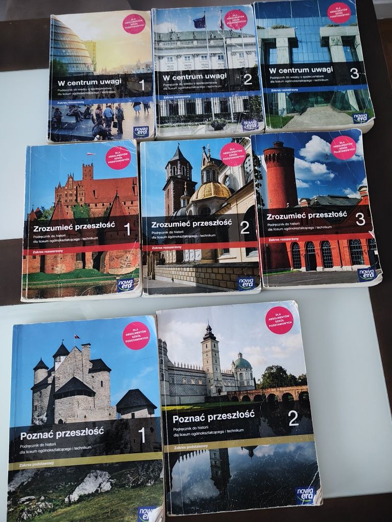Podręczniki szkolne do liceum i technikum klasa 1-3