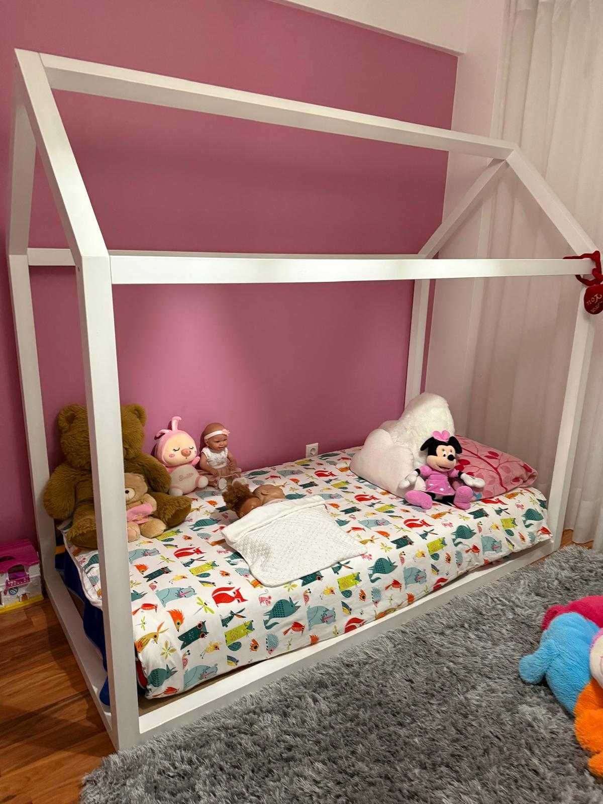 Cama + Colchão 90L x 200C