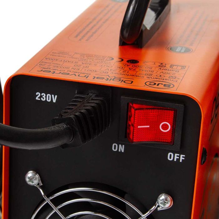 PROSTOWNIK z rozruchem samochodowy Inwerterowy 400A BJC 12/24V 50-800A