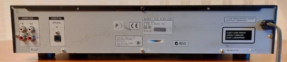 SONY Minidisc MDS JE480