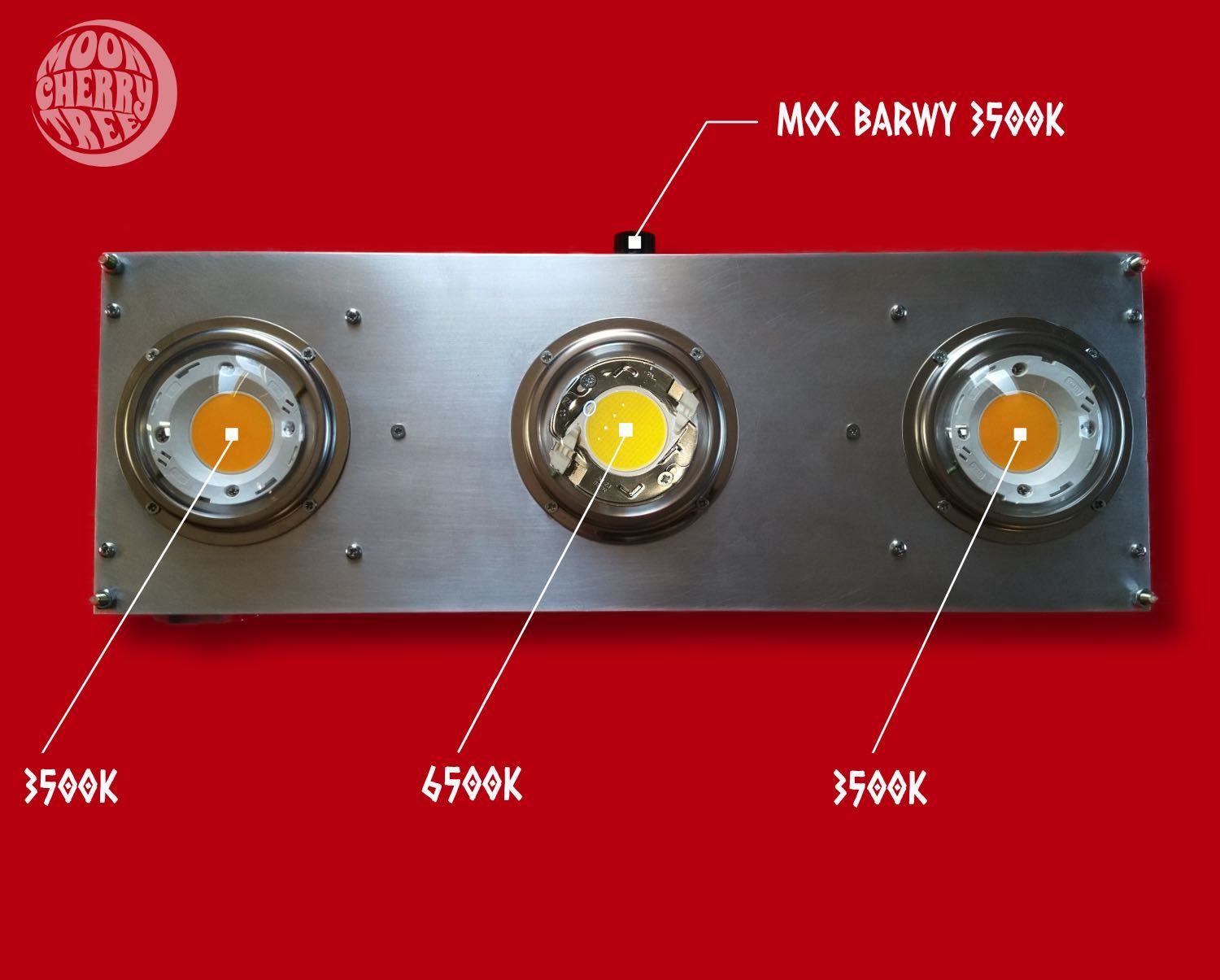 MOON CHERRY TREE Panel LED GROW CLU058 420W do uprawy rolniczej