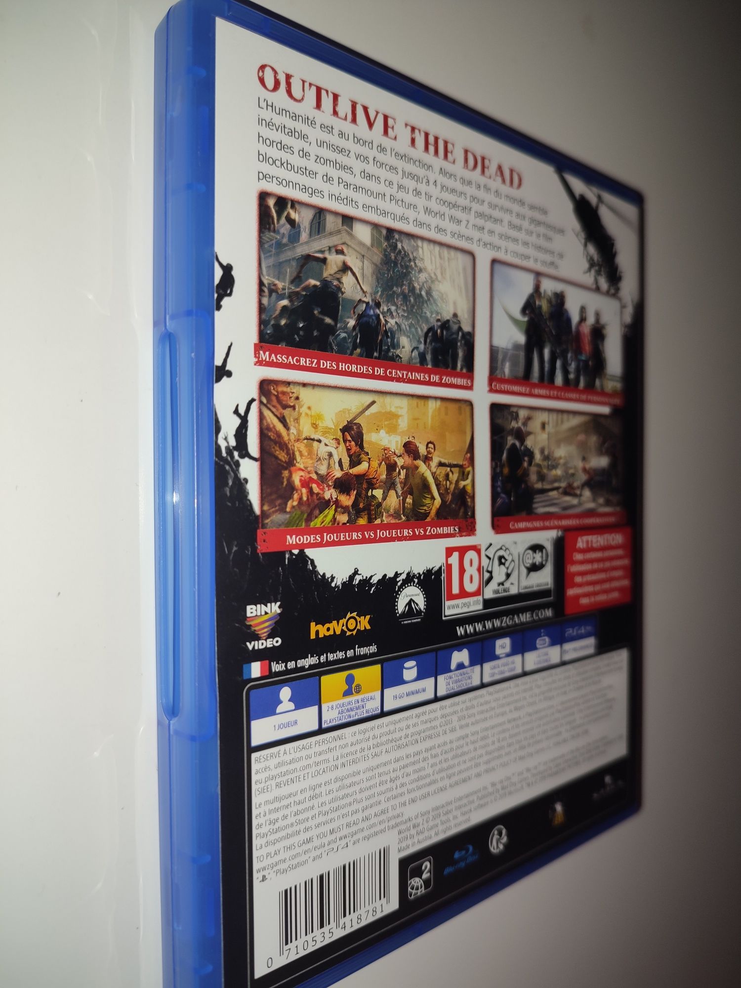 Gra Ps4 World War Z gry PlayStation 4 Sniper UFC GTA V Mafia Crash NFS