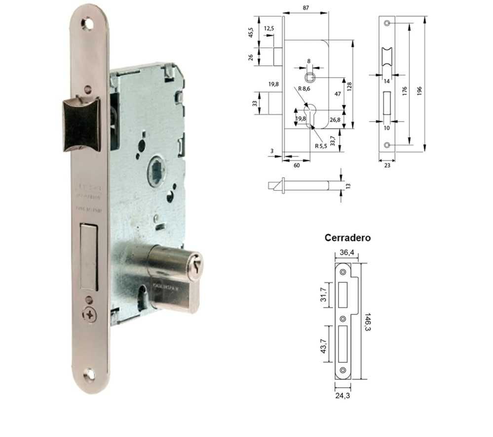 Tesa Assa Abloy Fechadura (1601)