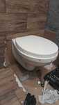 Miska WC oraz umywalka budowlana