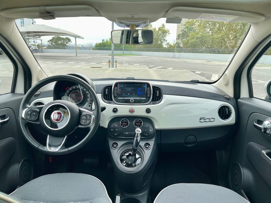 Fiat 500, ano 2016, gasolina 1.2, automático